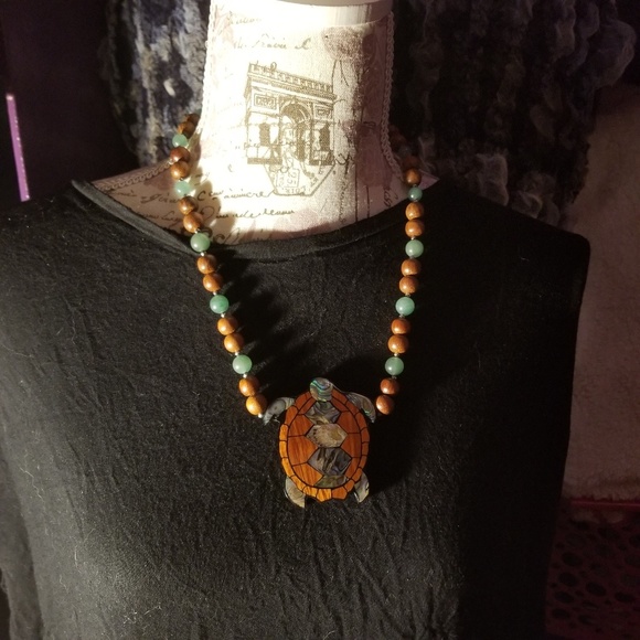 Gorgeous VTG Lee Sands Turtle Necklace - Picture 5 of 5